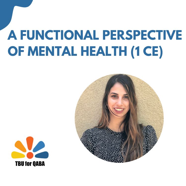 A Functional Perspective of Mental Health